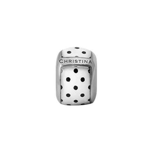 Image of Christina Collect Dots White sølv charm